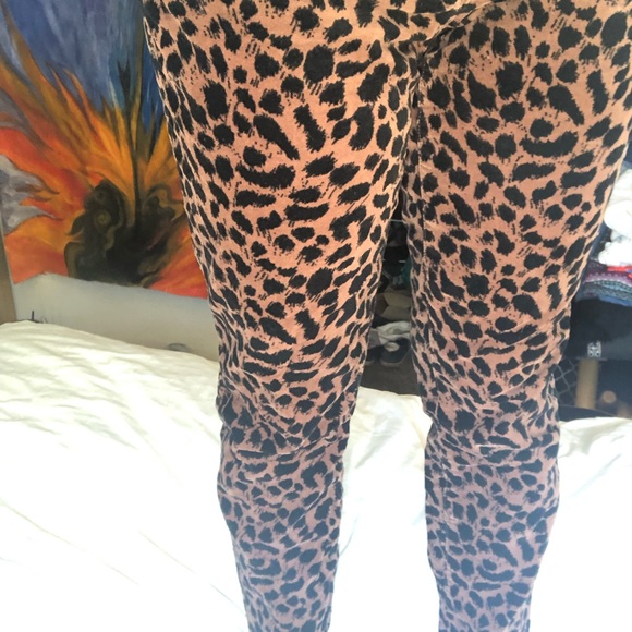 Ann Taylor Loft - Velvet Cheetah print pants - Picture 8 of 8